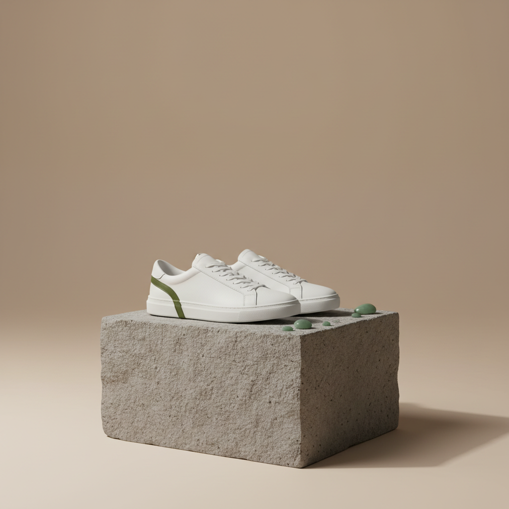 Editorial illustration — representative visual, not product photography: adidas Stan Smith