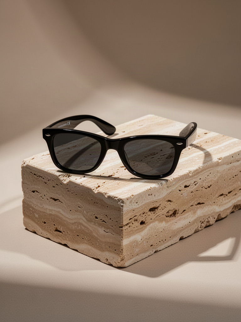 Editorial illustration — representative visual, not product photography: Ray-Ban Original Wayfarer Classic