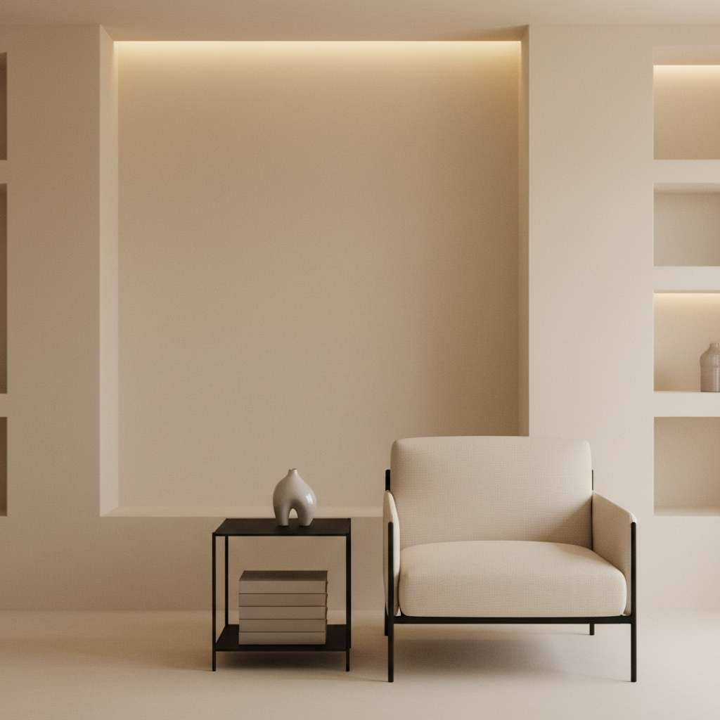 Editorial illustration — representative visual, not product photography: Yamazaki Home Tower Storage Table